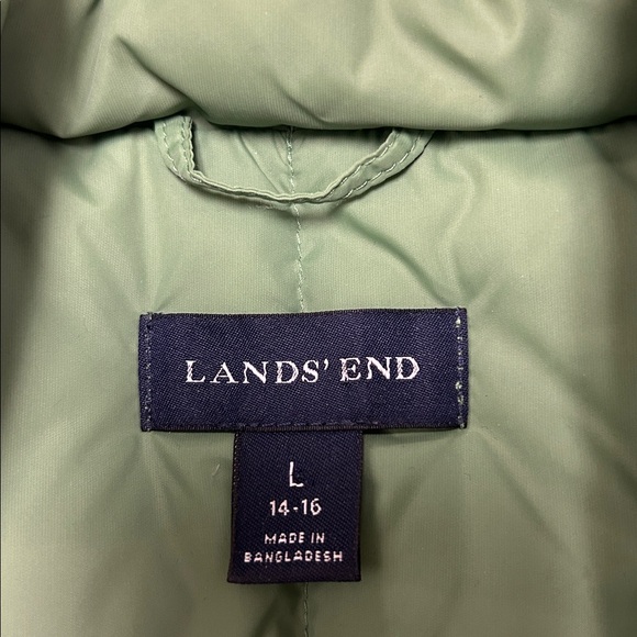 Lands End Goose Down Puffer Vest - Picture 2 of 9